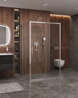 Душевой уголок CEZARES MOLVENO-AH-12-130/90-C-Cr-IV